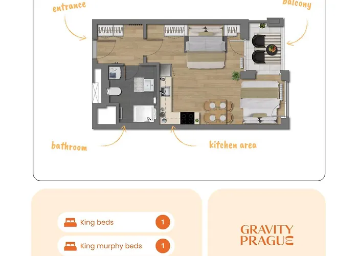 Colorful - Balcony, Free Parking, By Gravity Daire *